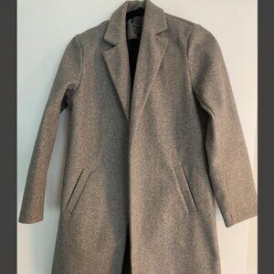 Classic Gray Faux Wool Peacoat – US Size 2 / UK 6